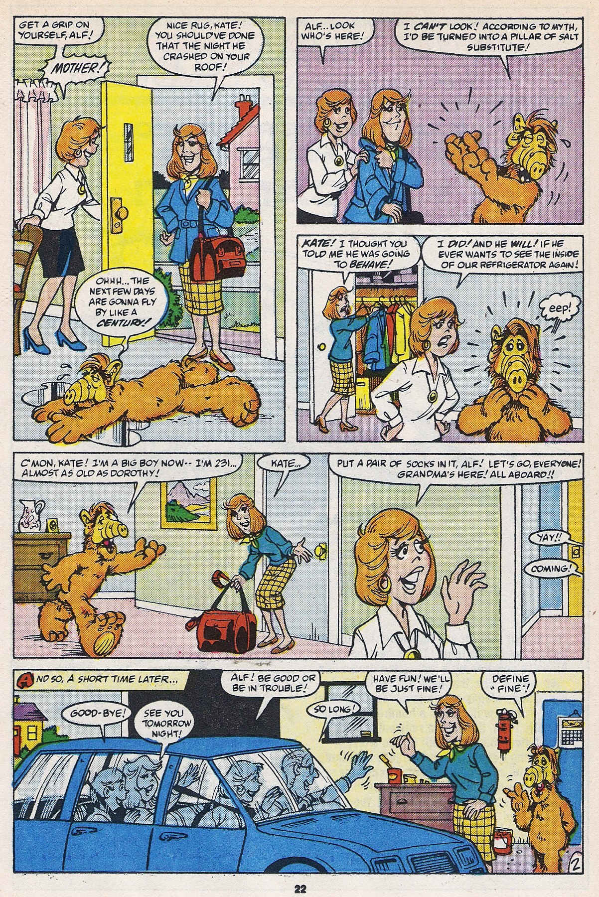 Read online ALF comic -  Issue #16 - 24