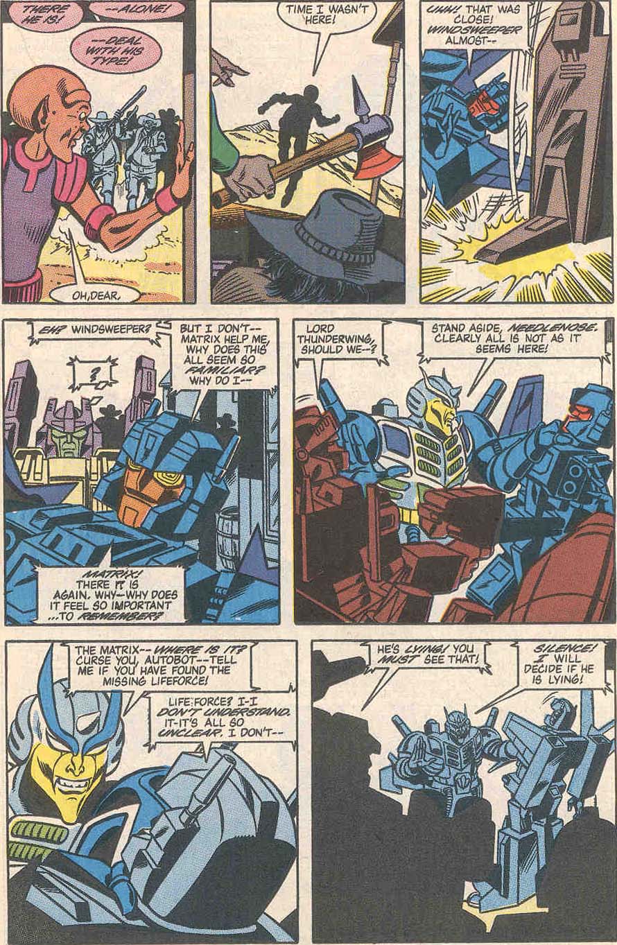 Read online The Transformers (1984) comic -  Issue #63 - 16