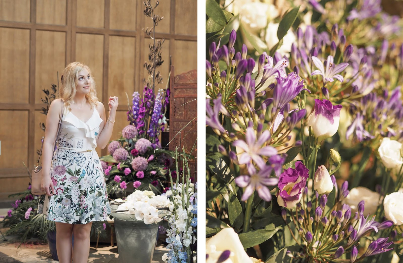 Stop & Smell The Flowers - Life’s Moments With Pandora, Katie Kirk Loves, UK Blogger, Pandora Life's Moments, Pandora Jewellery, Pandora Jewelry, Chichester Festival of Flowers, West Sussex, Flower Festival, Spring Blooms, Flower Displays, Spring Flowers, Oasis Fashion, Oasis Natural History Museum Collection, UK Fashion Blogger, UK Style Blogger, Fashion Influencer, Style Influencer, UK Influencer