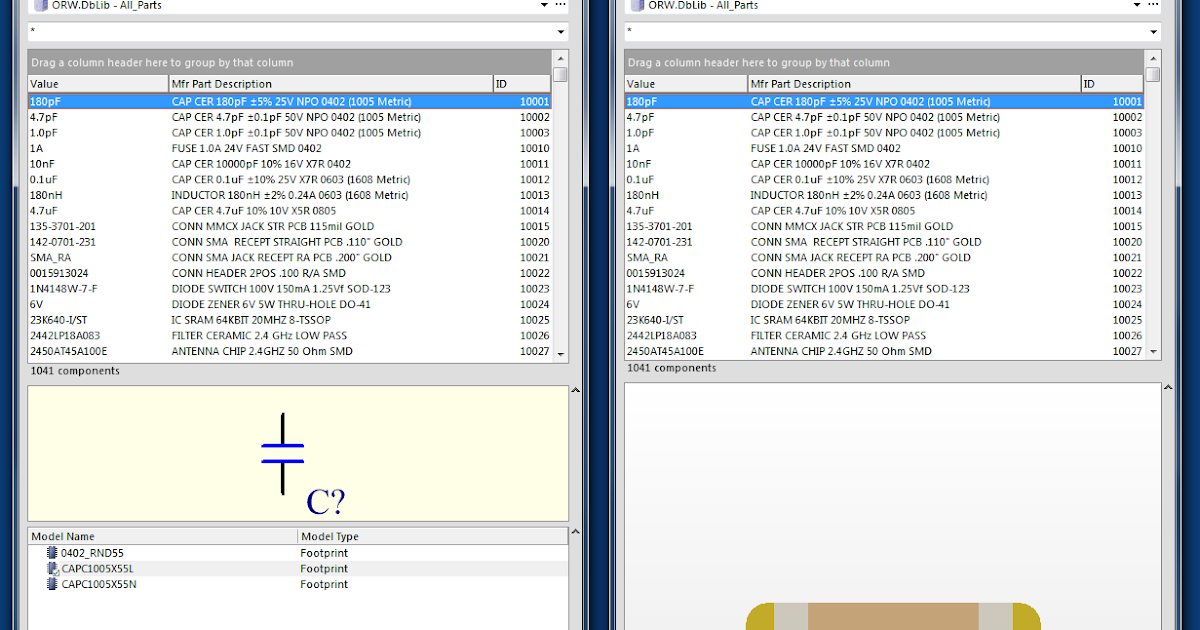 Altium PCB Designer: Libraries Panel - Missing Symbols Fixed