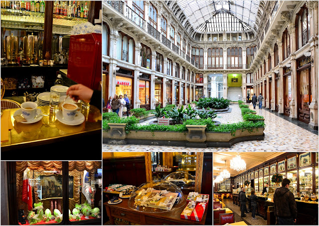 Torino, galleria Subalpina e caffetteria Baratti