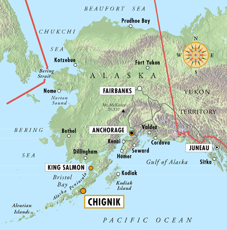 King Salmon Alaska Map Tangled Roots And Trees: Chignik Bay, Alaska