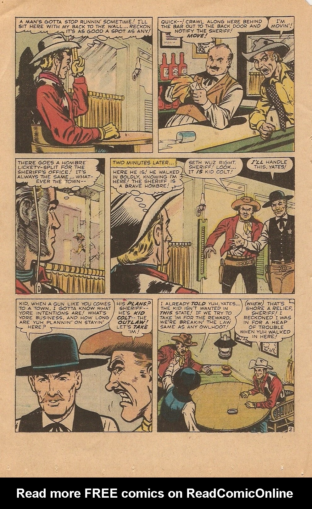 Read online Kid Colt Outlaw comic -  Issue #153 - 12