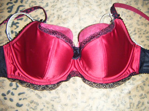 LA SENZA • 36a best fit, 34a on tag • push up thick heavy pads