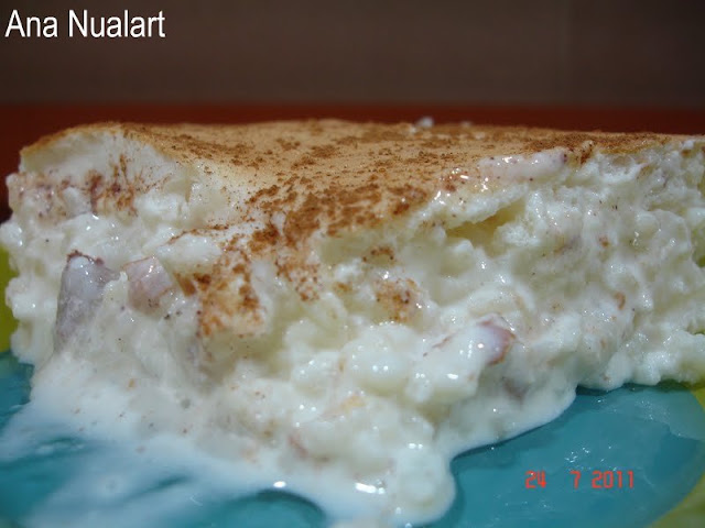  TARTA DE ARROZ CON LECHE / LA SORPRESA AGRADABLE DEL VERANO 