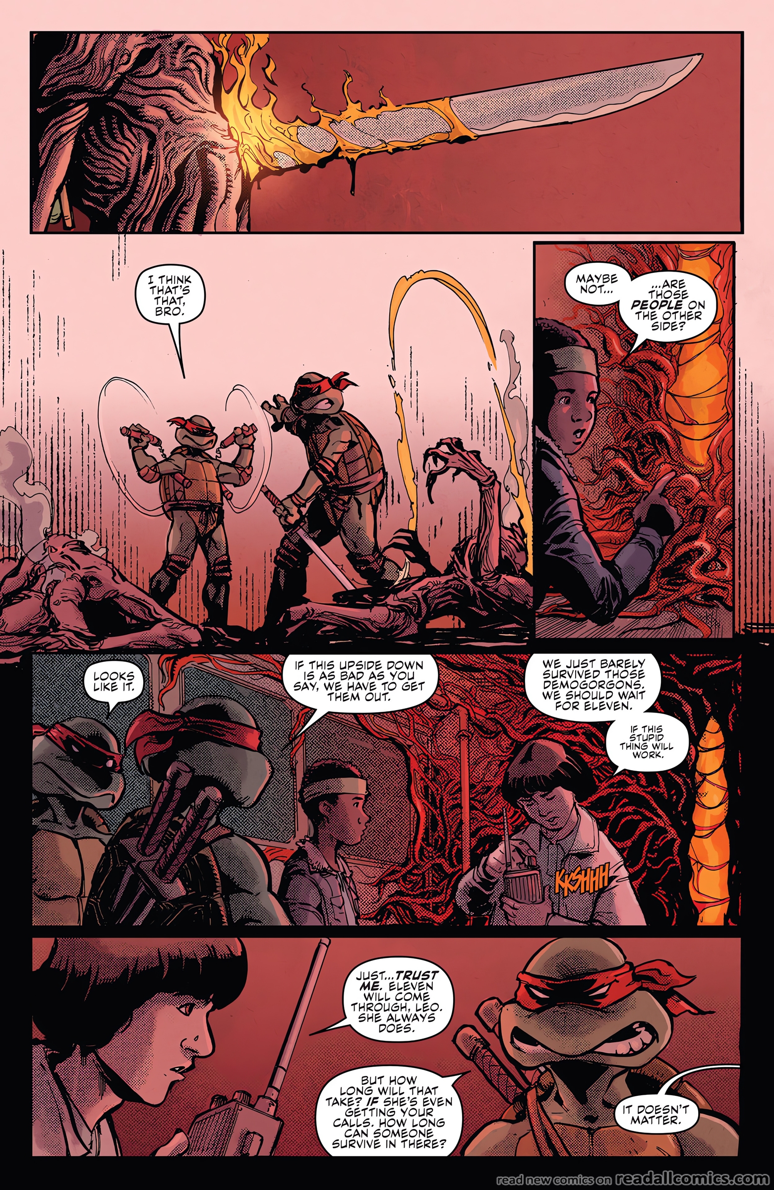 Teenage Mutant Ninja Turtles x Stranger Things chapter 3 page 9