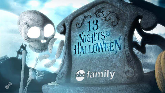 ABC Family 13 Nights of Halloween skeleton in graveyard