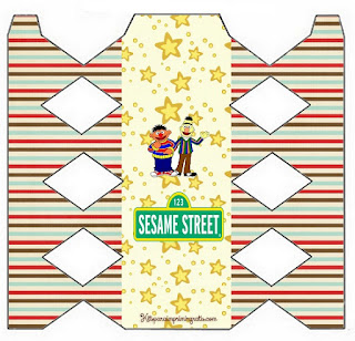 Sesame Street, Free Printable Box.