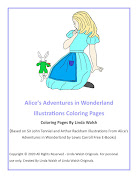 Alice's Adventurers In Wonderland Free Coloring Pages E-Book