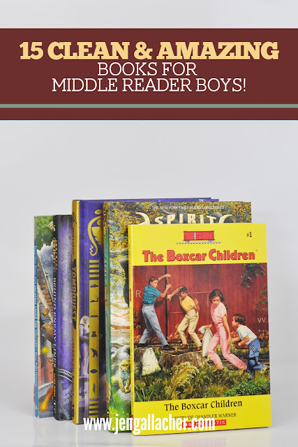 15 Clean and Amazing Book Series for Middle Reader Boys from www.jengallacher.com. #booklist #middlereader #booksforboys 15 Clean and Amazing Book Series for Middle Reader Boys from www.jengallacher.com. #booklist #middlereader #booksforboys