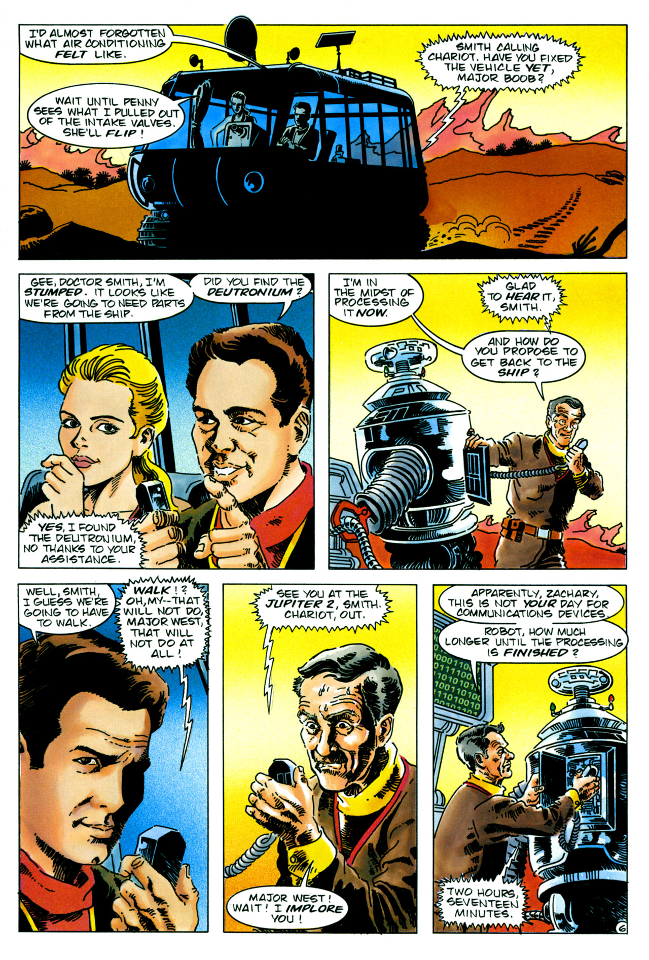 Read online Lost in Space (1991) comic -  Issue #6 - 8