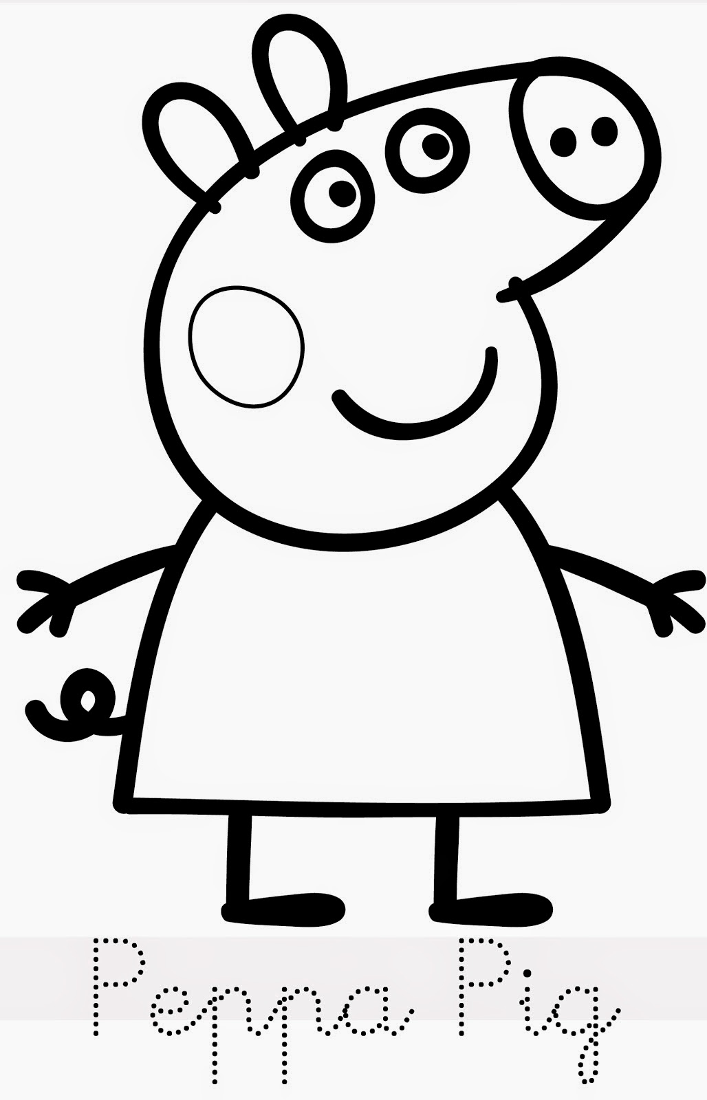 Pintar Desenho da Peppa Pig  Colorir Porquinha Peppa Mamae Pig