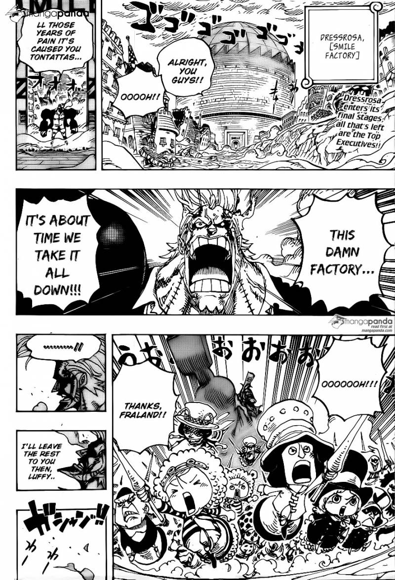 One Piece Ch 776: The Coliseum Hero