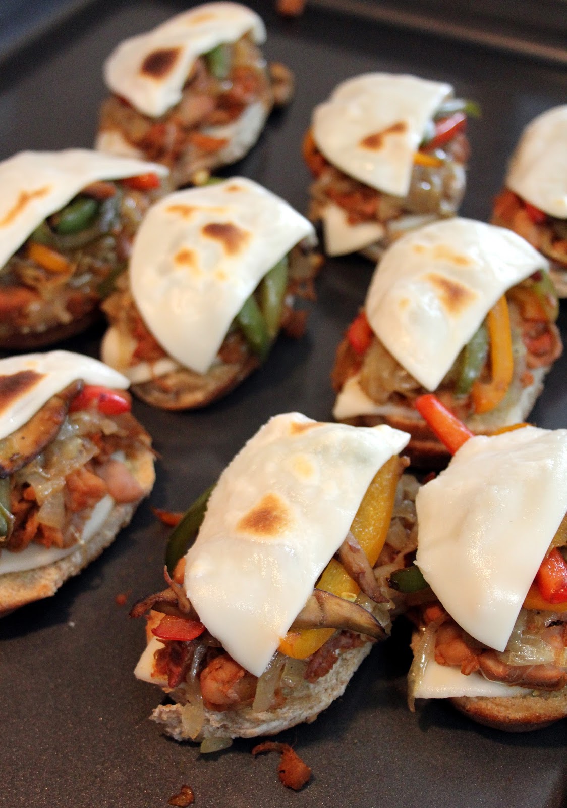 Jo and Sue Vegan Philly Cheesesteak Sliders