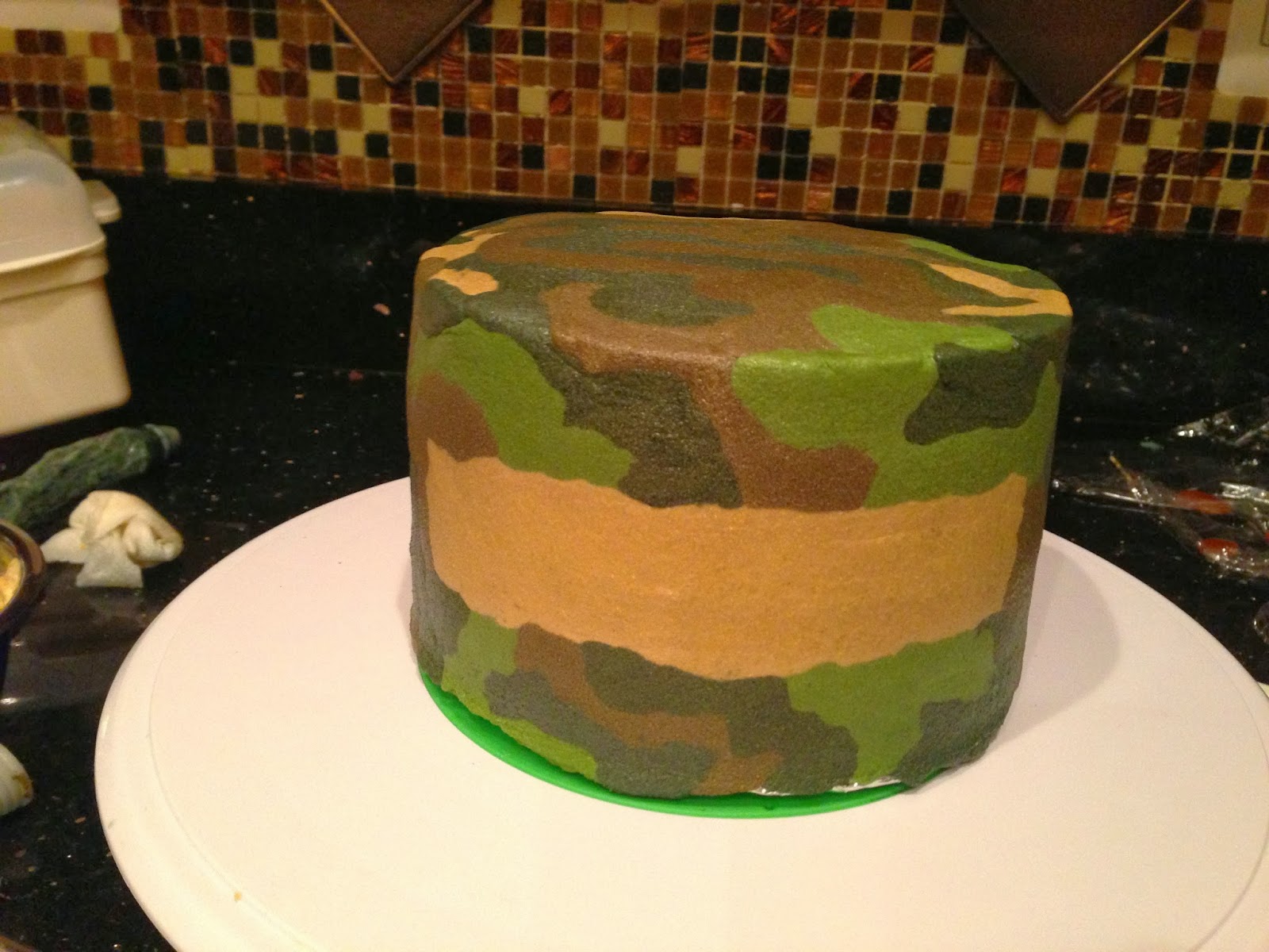 Army Helicopter Birthday Cake