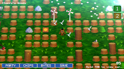 Choppy's Woods, the second area in FNF World.