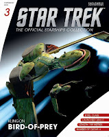 Star Trek Eaglemoss Issue 35 Klingon BoP model with Magazine 