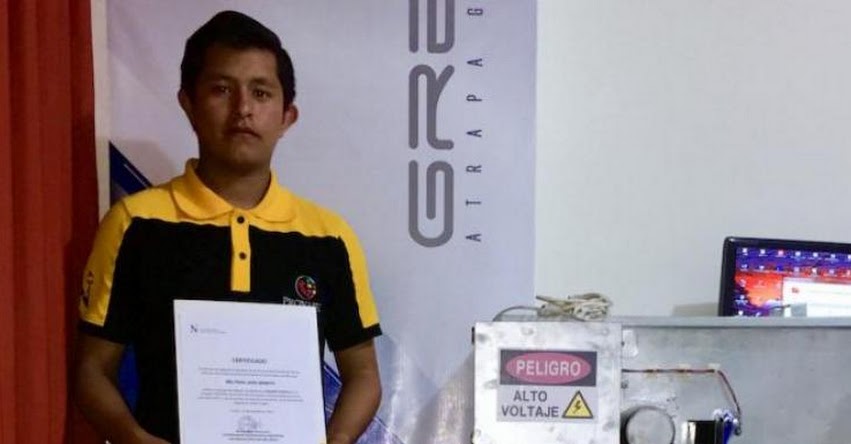 PRONABEC: Talentoso becario obtiene el Primer Puesto en Feria de Innovación y Emprendimiento de La Libertad - www.pronabec.gob.pe PRONABEC: Talentoso becario obtiene el Primer Puesto en Feria de Innovación y Emprendimiento de La Libertad - www.pronabec.gob.pe