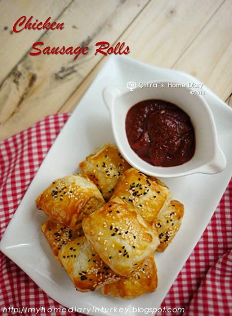 Chicken Sausage Roll | Çitra's Home Diary #sausageroll #chickenrecipe #lunchboxidea #pastryroll #asianstylesausageroll #pastryrecipe