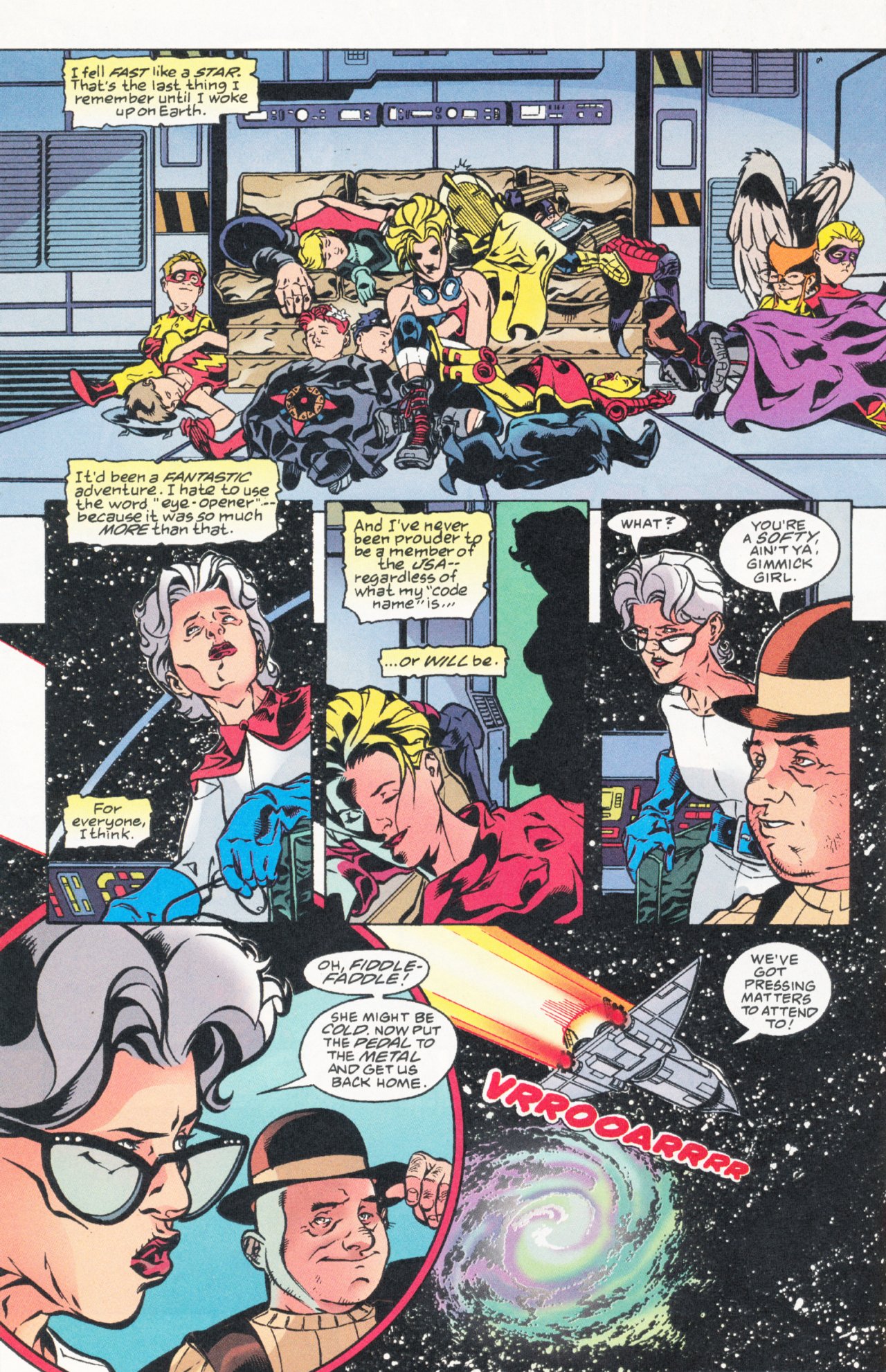 Read online Sins of Youth comic -  Issue # Starwoman & The JSA Jr. - 33