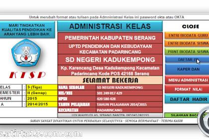 Administrasi Kelas Jenjang Sd/Mi