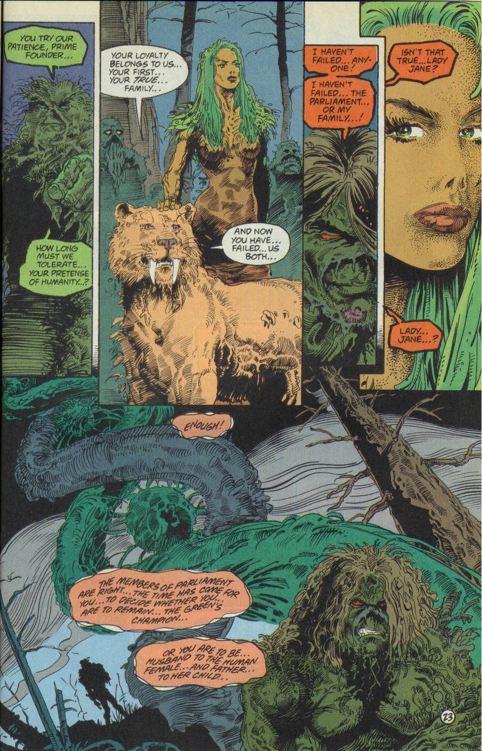 Read online Swamp Thing (1982) comic -  Issue #129 - 24