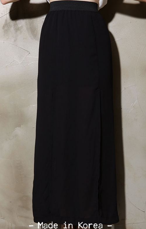 [Storets] Double Slit Maxi Skirt | KSTYLICK - Latest Korean Fashion | K ...