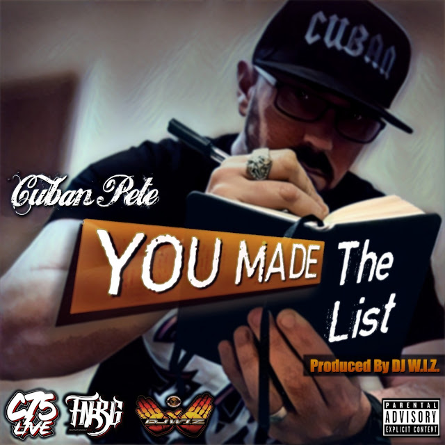 C75 Live C75 Designs presents Cuban Pete You Made The List ARTWORK