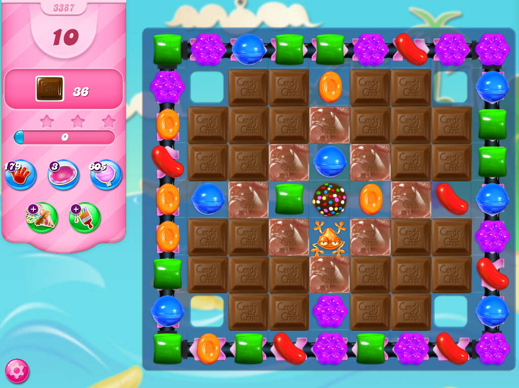 Candy Crush Saga level 3387 Candy Crush Saga level 3387