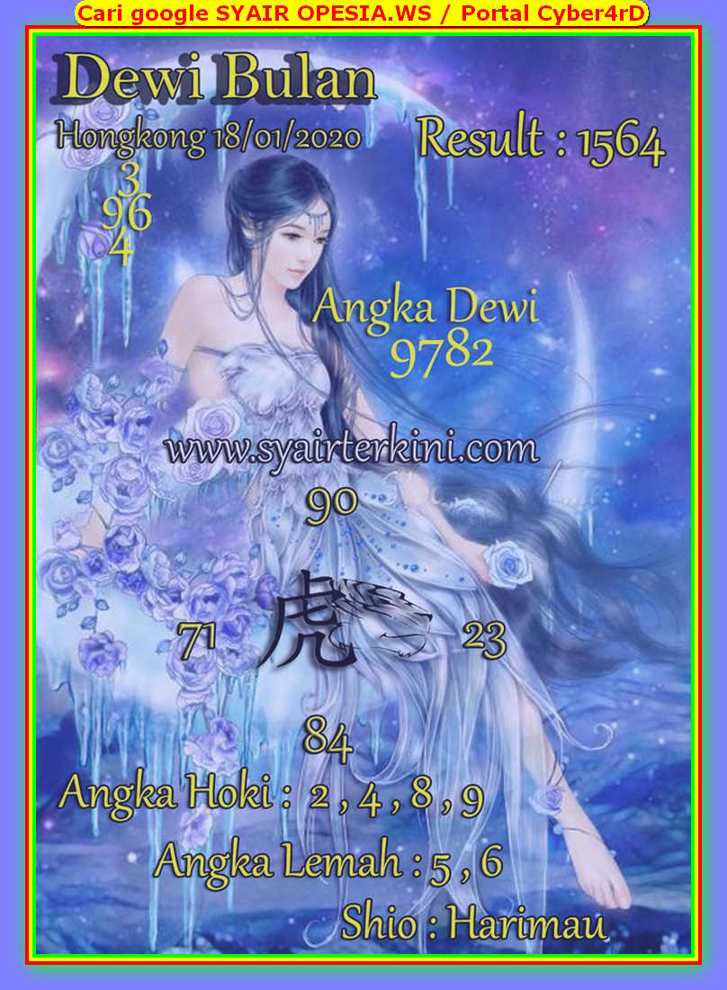 Syair hongkong 18 Januari 2020 KODE SYAIR SGP SYAIR HK