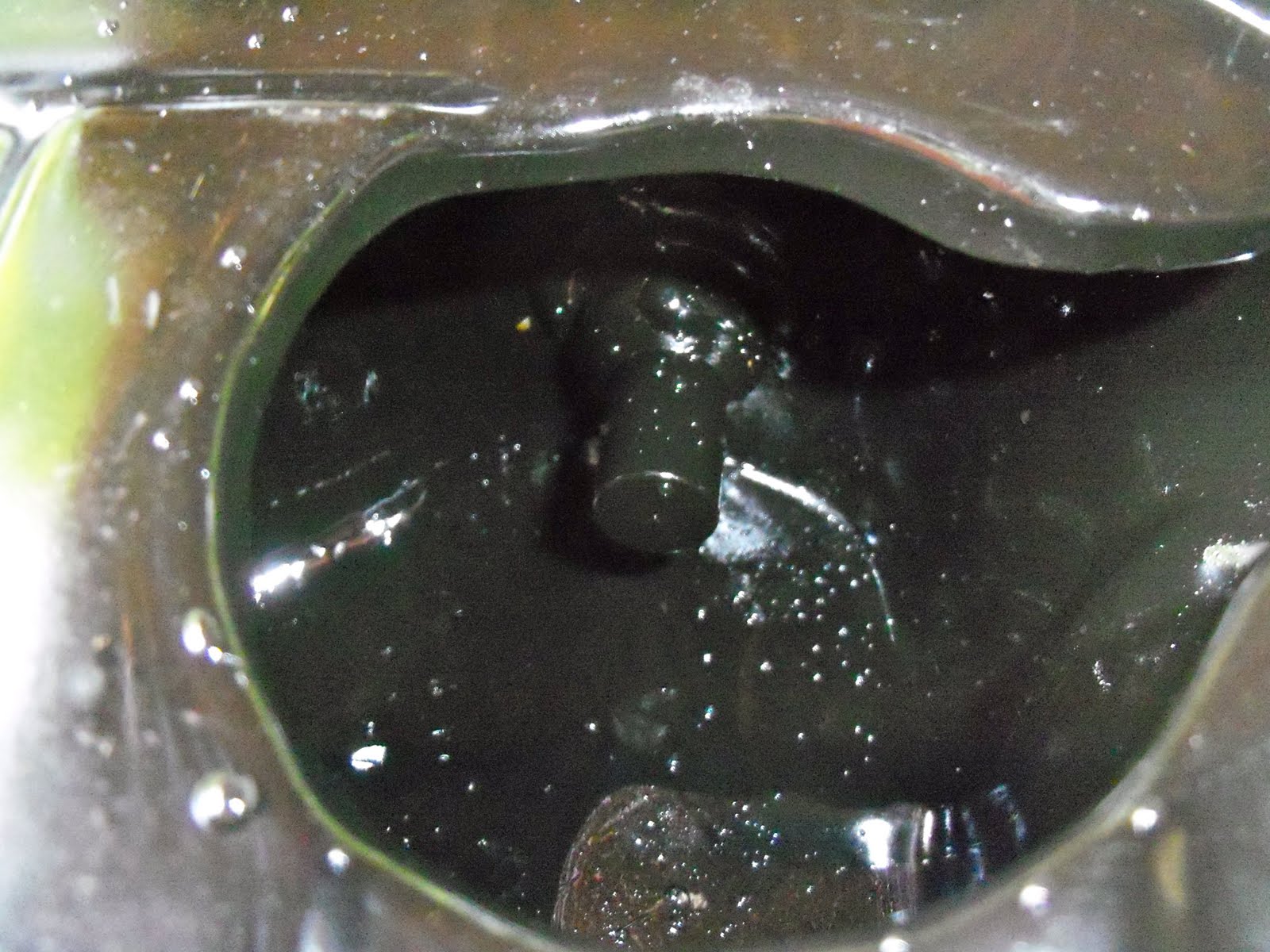 ziptied z dipstick holes