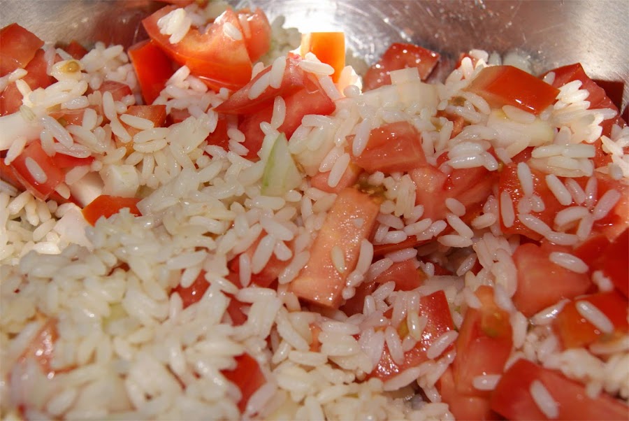 Ensalada de arroz paso 2