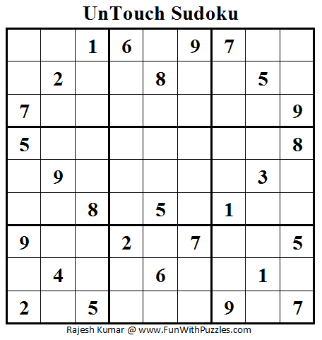 UnTouch Sudoku (Daily Sudoku League #59)
