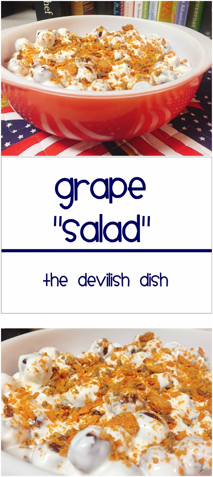 The Devilish Dish Grape Salad