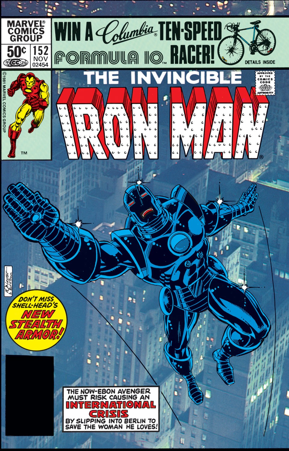 Read online Iron Man (1968) comic -  Issue #152 - 1