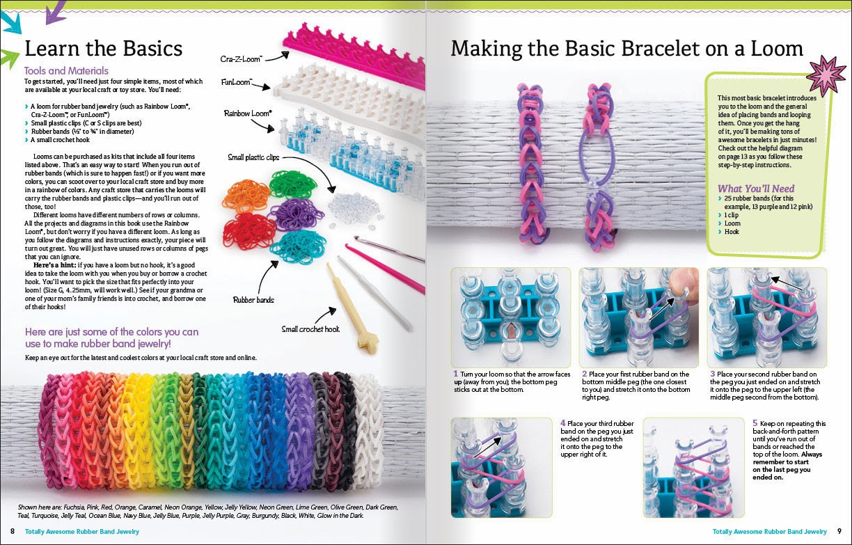 Holiday Gift Guide: Totally Awesome Rubber Band Jewelry by Colleen Dorsey