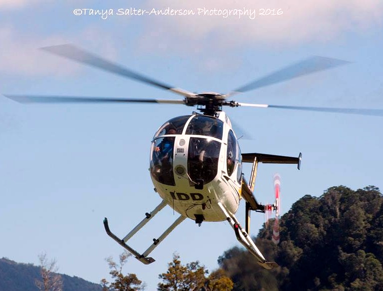 NZ Civil Aircraft Three Franz Josef helicopters