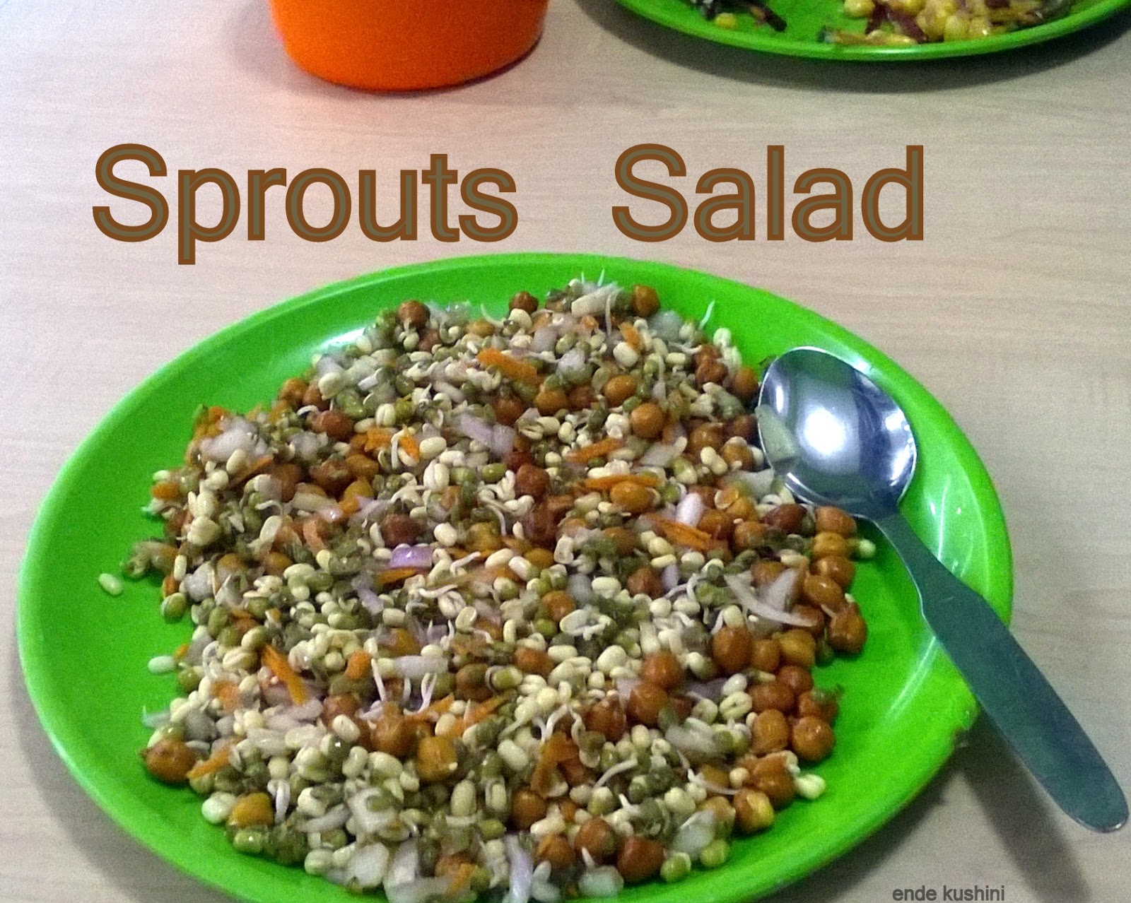 Ende Kushini Sprouts Salad