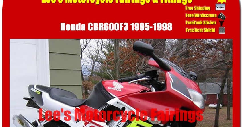 1998 honda cbr 600 f3 fairings