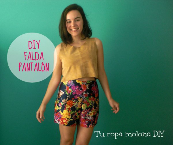 como hacer de un pantalon una falda