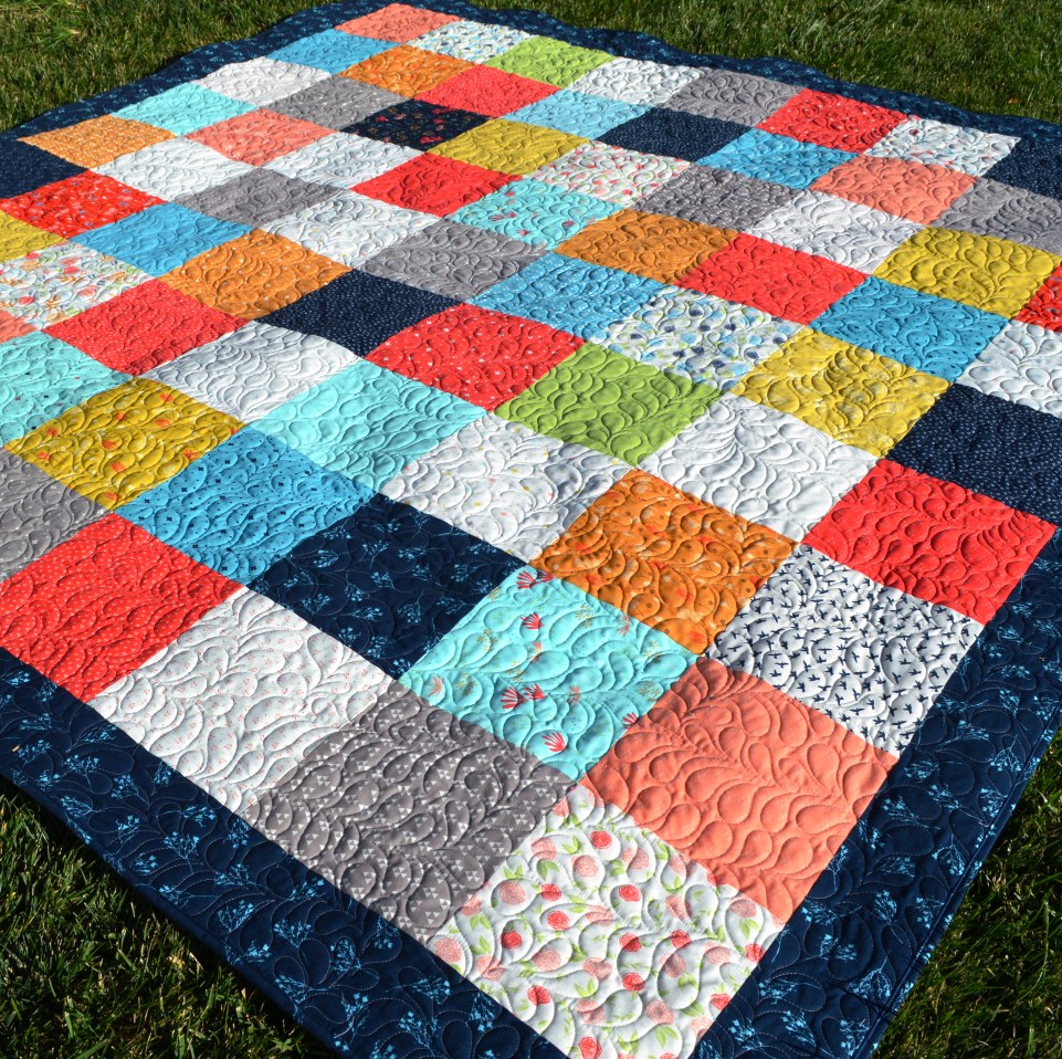 Happy Quilting Giant Patchwork Quilt