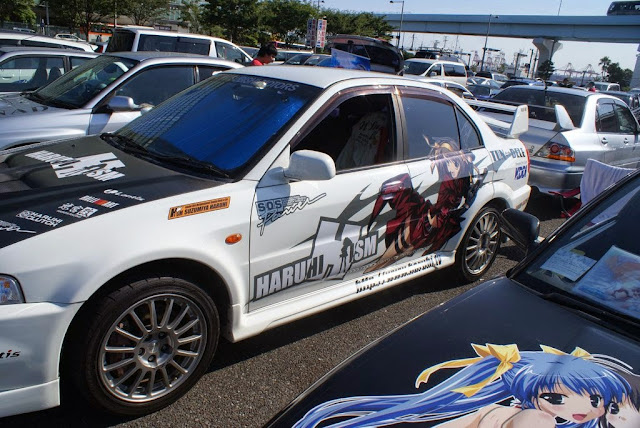 Japońskie samochody w tematyce anime, nazywane Itasha