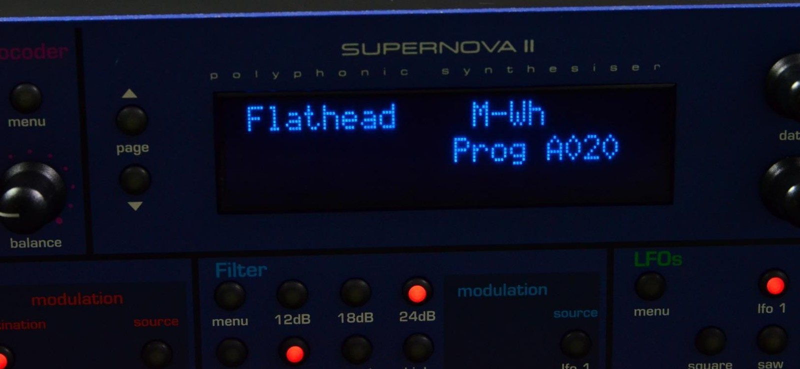 MATRIXSYNTH: Novation Supernova II Rack SN 6013