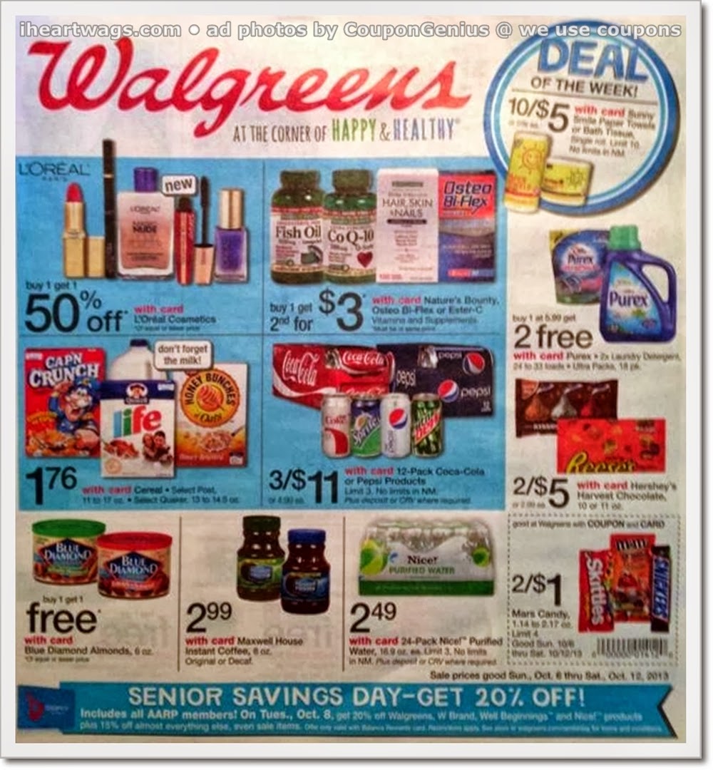 Weekly Ad Scan Walgreens Ad Scan Week of 10/610/12