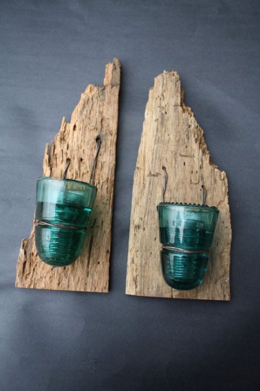 30 Delicate Projects That Repurpose Old Glass Insulators Do it