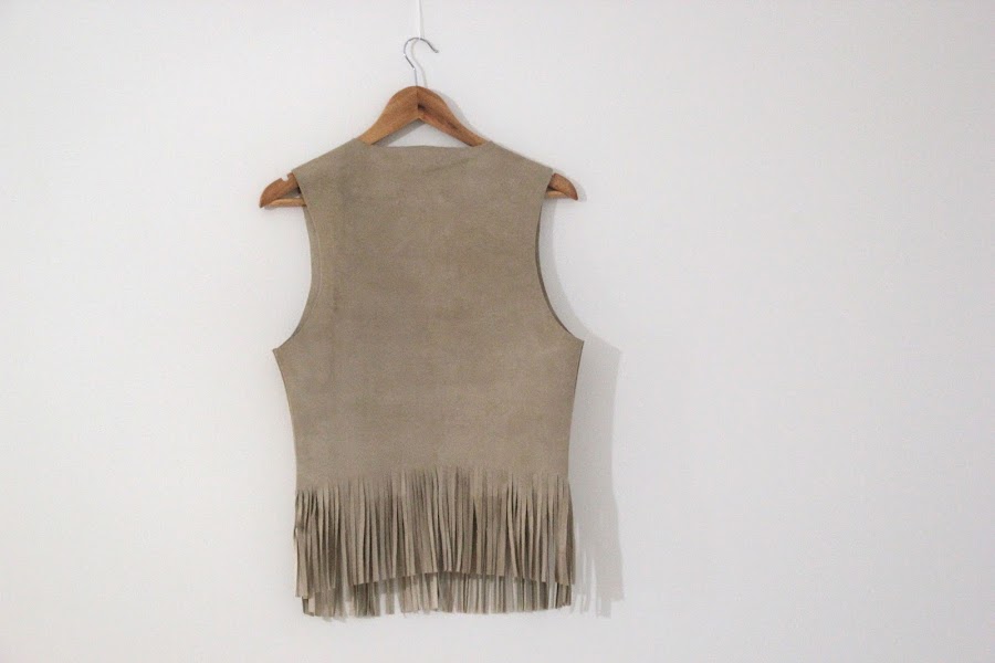 DIY Tutorial y patrones chaleco con flecos boho