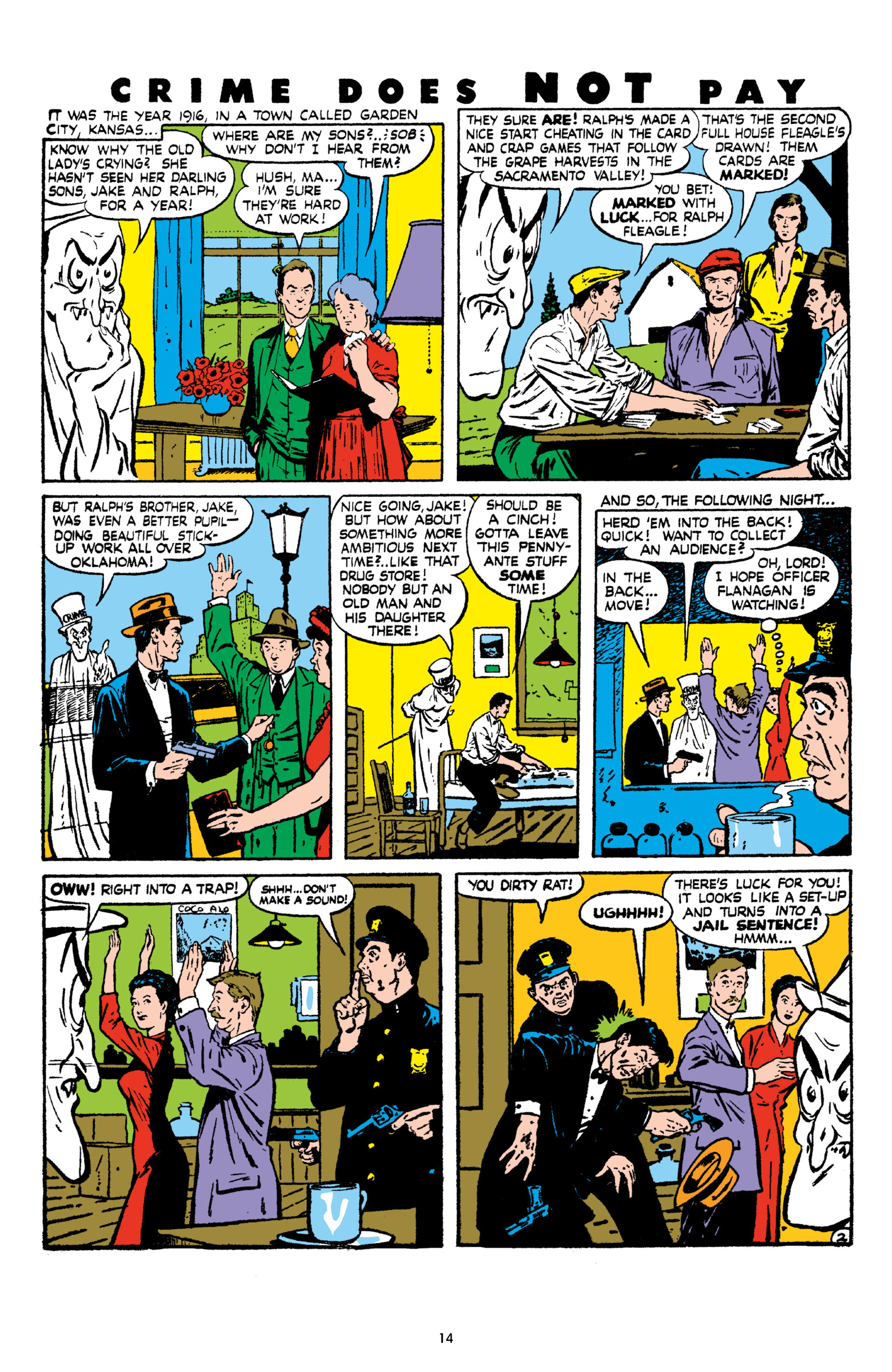 Read online Crime Does Not Pay Archives comic -  Issue # TPB 8 (Part 1) - 16