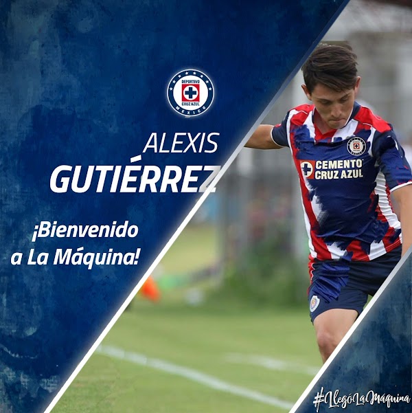 Oficial: Cruz Azul, firma Alexis Gutiérrez