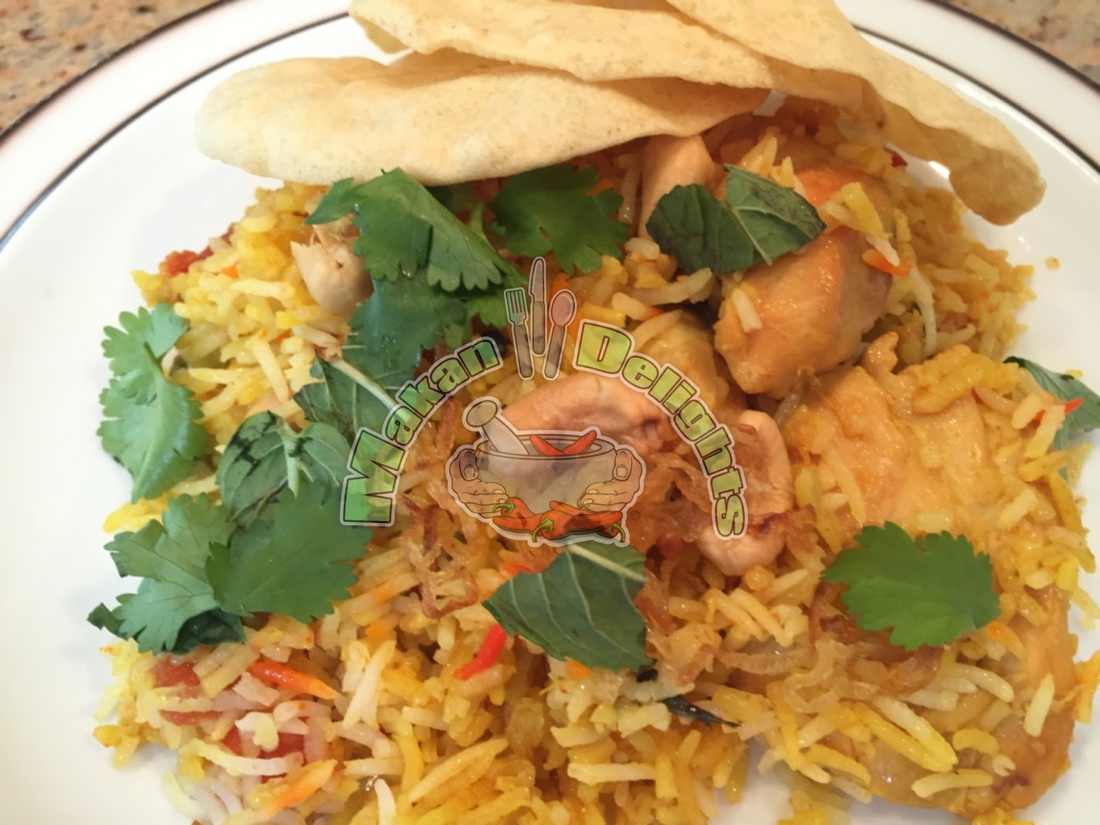 Makan Delights Ovenbaked Chicken Biryani