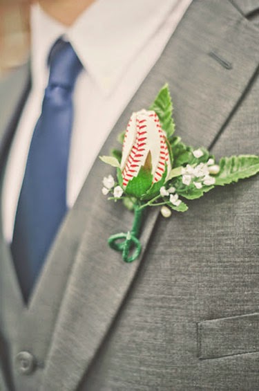 wedding ideas - boutonniere ideas - baseball rose - wedding services in Philadelphia PA. - inspiration by K'Mich - wedding ideas blog